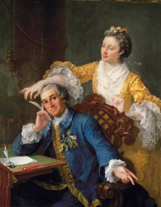 David Garrick with his Wife Eva-Maria Veigel. Royal Collection Trust/© Her Majesty Queen Elizabeth II 2014