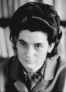 East German writer Christa Wolf (1929-2011).