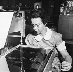 Katharine Burr Blodgett (1898-1979) was the first woman to be awarded a PhD in Physics at Cambridge. 